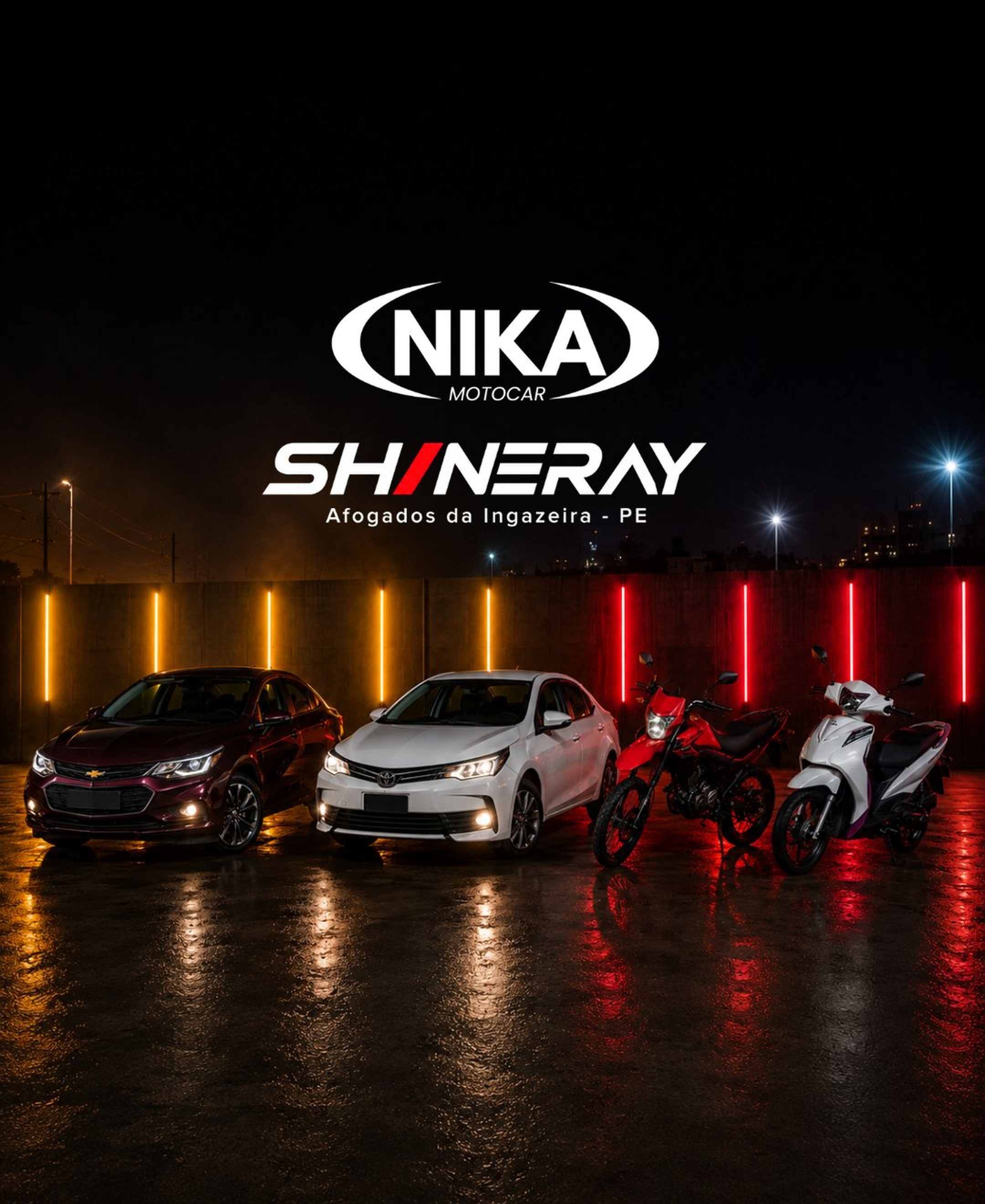 Nika Motocar × Shineray — seu próximo veículo está aqui